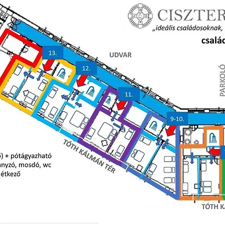 Appartement Ciszterci Haz Baja Extérieur photo